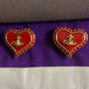 Vivienne Westwood vintage  beautiful red earrings